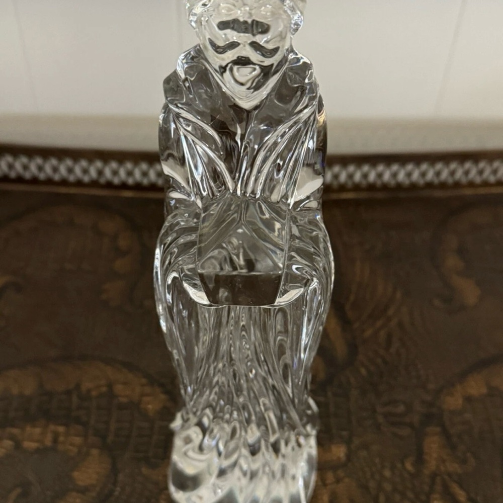 Lenox Solid Crystal Nativity Figurine/Balthazar 9.5 in
